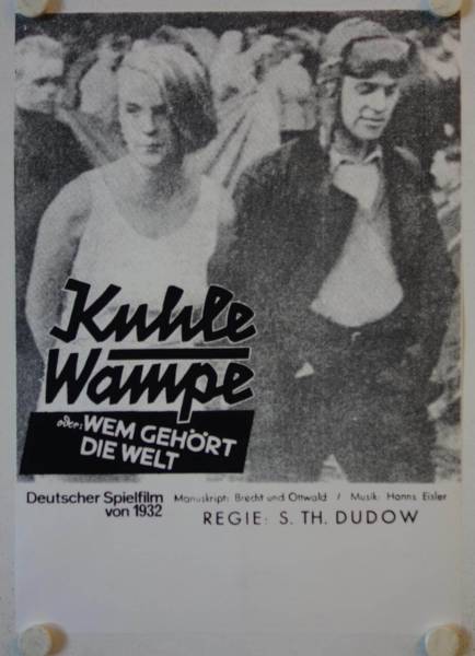 Kuhle Wampe re-release german movie poster